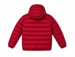 Doudoune Matelassée Ultra-Légère à Capuche Enfant - Veste Inter-Saison (Rouge) - Image 3