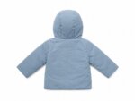 Manteau à Capuche Bébé - Manteau Matelassé Style Caban (Bleu Ciel) - Image 3