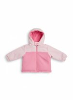 Doudoune Bébé Fille Bi-Goût - Capuche Doublée Polaire (Rose Poudré & Rose Bonbon)