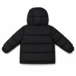 Doudoune à Capuche Enfant Reebok - Veste Chaude Matelassée Doudou (Noir / Bleu & Noir) - Image 5