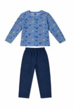 Ensemble Pyjama Garçon 2 Pièces - Confort & Motifs Ludiques (Dinosaures ou Rayures Lapin)