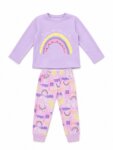 Ensemble Pyjama Fille 2 Pièces - Coton Soft & Motifs Fantaisie (Lama, Papillon, Lapin ou Léopard)