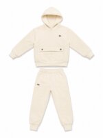 Ensemble Survêtement Enfant 2 Pièces -lacoste - Sweat à Capuche & Jogging (Bleu Marine, Vert D'eau ou Crème)