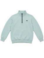 Ensemble Survêtement Lacoste Enfant 2 Pièces - Sweat Col Montant Zippé & Jogging (Vert D'eau ou Bleu Marine) - Image 5