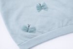 Sweat à Capuche Fille Bleu Ciel - Appliqués Papillons en Tulle 3D - Image 3
