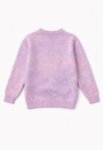 Pull Fille zara en Maille Mousseuse - Effet Tie-Dye Pastel Pastel & Violet