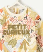 Sweat Bébé / Enfant - Imprimé Feuillage & Hérissons "Petit Curieux" - Image 4