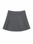 Jupe-Short Fille Sport & Sportswear - Coupe Traprèze (Gris