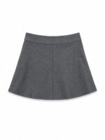 Jupe-Short Fille Sport & Sportswear - Coupe Traprèze (Gris