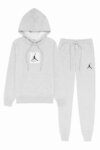 Ensemble de Survêtement Jordan 2 Pièces Enfant / Ado - Sweat à Capuche & Jogging (Beige, Camel, Gris)