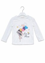 Ensemble Fille 3 Pièces Style Romantique - Veste à Capuche, T-shirt Imprimé & Jupe en Tulle (Divers Coloris) - Image 7