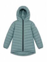 Doudoune Longue Matelassée à Capuche Fille - Coupe Couvrante & Fermeture Zippée (Divers Coloris) - Image 5