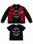 Ensemble Garçon 2 Pièces Veste Teddy Zippée & T-Shirt - Style Campus US "Los Angeles LA"