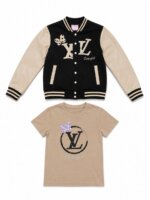 Ensemble Fille 2 Pièces Veste Teddy à Pressions & T-Shirt - Style Varsity Streetwear - Image 3