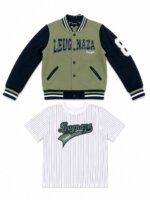 Ensemble Fille 2 Pièces Veste Teddy à Pressions & T-Shirt - Style Varsity Urban & Trendy - Image 3