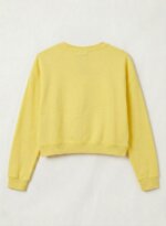 Sweat Crop Top Fille Imprimé Disney "Mickey Mouse 1928" - Maille Jaune Pastel - Image 3