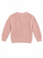 Pull Fille / Enfant en Maille Côtelée Col Rond - Style Chaud & Douillet - Image 3