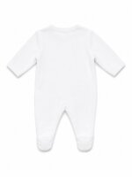 Pyjama Dormeuse Bébé Naissance Ouverture Cache-Cœur / Croisée - Dors-Bien Douillet en Velours & Coton - Image 4