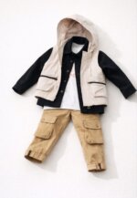 Ensemble Garçon Multi-Pièces Style Explorer / Cargo - Surchemise, T-Shirt, Pantalon & Gilet sans Manche - Image 4