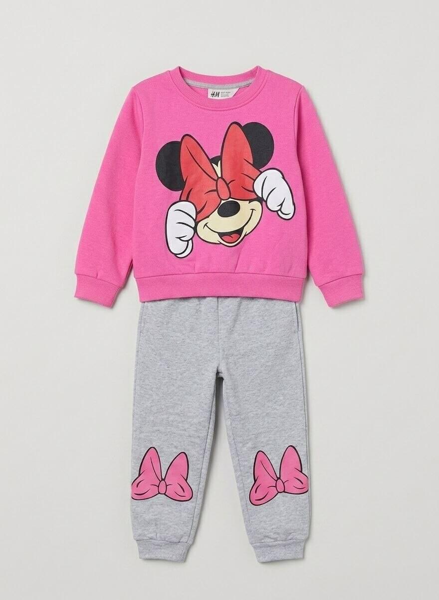IMAGE 2026-09-01 12:05:09 Ensemble Sweat & Jogging Enfant Disney - H&M - Collection Personnages (Mickey, Minnie, La Petite Sirène, Daisy) - Image 1
