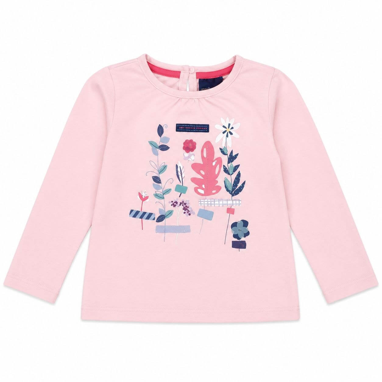 IMAGE 2026-09-01 12:37:47 T-shirt Fille Manches Longues Rose -Sergent-major-Motif Floral Graphique & Poétique - Image 1