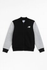 Veste Zippée Enfant New Balance Style Teddy / Varsity - Molleton Bicolore à Logo Poitrines - Image 2