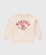 Sweat-Shirt Fille Style Western & Vintage - Collection Imprimés Graphiques (Memphis Country & Papillon Let Go)