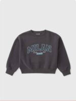 Sweat-Shirt Enfant Style Tendance & Urban - Collection Typographique (MILAN Fashion Capital & GO WITH THE FLOW) - Image 3