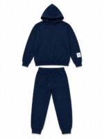 Ensemble Sweat à Capuche et Pantalon de Jogging Unisex Fille / Garçon - Collection Streetwear Bleu Marine - Image 4