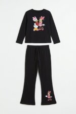 Ensemble 2 Pièces Homewear & Pyjama Fille - Imprimés Licences Pop & Dessins Animés (Disney, Les Minions) - Image 3