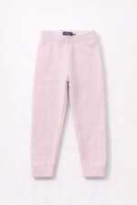 Ensemble survêtement rose clair sweat à capuche et jogging pour fille / enfant - Image 4