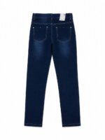 Jean Slim Bleu Brut Coupe Classique Couture Apparente Style intemporel - Image 3