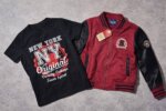 Ensemble Garçon Veste Varsity Rouge et T-shirt Noir