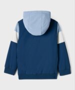 Veste à Capuche Garçon / Enfant Block Color – Bleu, Bleu Ciel et Blanc - Image 5