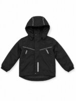 Veste & Blouson Chaud Garçon / Enfant à Capuche – Collection Hiver (Noir / Beige & Jaune) - Image 2
