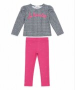 Ensemble 2 Pièces Fille – T-Shirt & Legging Stretch Confort (H&M / Mode Enfant)