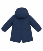 Parka Chaud Garçon à Capuche – Manteau Hiver Bleu Roy / Bleu Marine Imperméable - Image 3