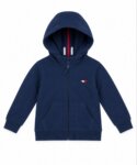 Veste Zippée à Capuche Garçon Bleu Marine – Sweat Molleton Chic & Sportswear