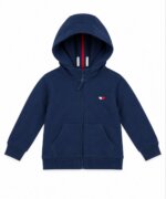 Veste Zippée à Capuche Garçon Bleu Marine – Sweat Molleton Chic & Sportswear