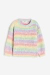 Pull Maille Jacquard Hello Kitty – Blanc & Rouge Style Hiver / Jacquard