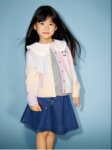 Gilet Cardigan H&M Fille Maille Douce Pastel – Veste Boutonnée Disney Lapin Panpan / Judy