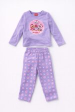Pyjama 2 Pièces Fille Reine des Neiges Disney – Haut Bleu Marine Elsa & Pantalon Imprimé - Image 3