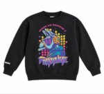 Sweat Fortnite Garçon Noir – Col Rond Imprimé Lama Dj "Where We Droppin