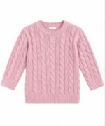Robe Pull H&M Fille en Maille Torsadée
