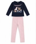 Ensemble Pyjama H&M Fille 2 Pièces Rose Pastel – T-Shirt Manches Longues & Legging Côtelé