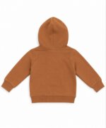 Sweat à Capuche Timberland Enfant Cameltown / Camel – Pull Molleton Logo Arbre Blanc - Image 3
