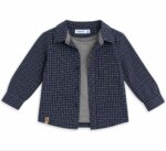 Chemise Mayoral Garçon 2 en 1 Faux T-Shirt – Surchemise à Carreaux Bleu Marine & Gris