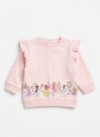 Sweat Disney Princess Bébé / Fille Rose Poudre à Volants – Pull Princesses Disney & Châteaux