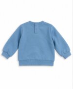 Sweat Bébé / Garçon Bleu Ciel Imprimé Renard "Rusé comme un Renard" – Pull Molleton Doux - Image 3