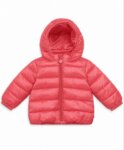 Doudoune Light Fille Rose Corail à Capuche – Manteau Matelassé Léger & Compaсt